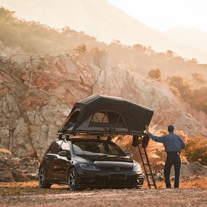 Tente de toit portable Wildland pour voiture, 2 personnes, double couche, imperméable, pour SUV et camionnette, installation rapide, toutes saisons - Product Image 2