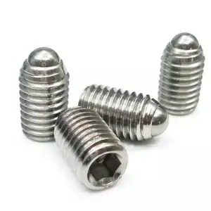 GXH Customized Nice Quality Auto Screw Ball Spring Lock Plunger Headless Thrust Screws