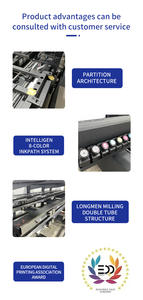 Baru A3 5070 besar 50x70cm UV Printer kecepatan tinggi otomatis meratakan Multi Nozzle Printing - Product Image 3