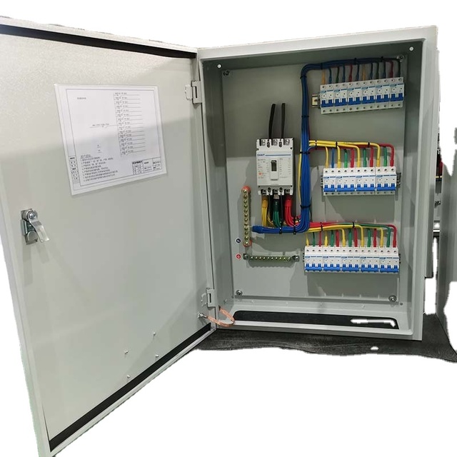 ZhongYong ZYPDX001 Steel Plastic Control Panel Distribution Box Intelligent Breakers 100A 220V/380V ISO Certified Industrial