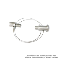 Limiteur de siège en acier inoxydable Jetour T2 2024, pièces de rechange pour modification intérieure de voiture