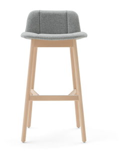 Chaises de salle à manger modernes de luxe avec revêtement en tissu gris et pieds en fer pour la maison, le bureau, l'hôtel, la cuisine - Product Image 6