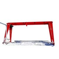 Grue portique industrielle de grande capacité 25 tonnes pour levage de marchandises en quai, export transfrontalier, moteur électrique télécommandé 10m