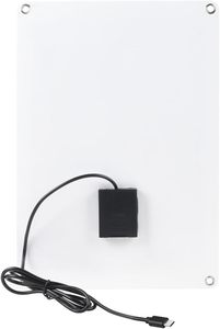 ALECTER APH-P86 5V 10W Paneles Solares Monocristalinos de Alto Rendimiento con Puerto Micro-USB/USB-C y Conector de Barril de 3.5mm, Color Negro - Product Image 4