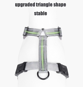 Nouvelle laisse pour animaux de compagnie, harnais de poitrine <span class=keywords><strong>en</strong></span> maille respirante, type veste, harnais réfléchissant pour chiens de grande taille - Product Image 6