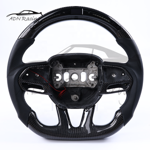 Accesorios Interiores de Fibra de Carbono en Forma de Corazón, Volante para <span class=keywords><strong>Dodge</strong></span> Challenger <span class=keywords><strong>Charger</strong></span> 2015+ - Product Image 5