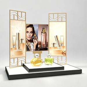 Gran oferta, nuevos estantes de exhibición de cosméticos acrílicos personalizados, estante de exhibición LED para el cuidado de la piel - Product Image 3