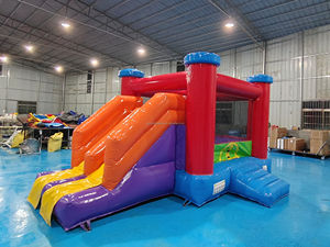 Château sautant gonflable de haute qualité commercial avec la maison gonflable de rebond de glissière sèche avec la glissière combinée pour des enfants - Product Image 2