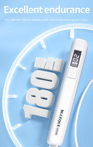 Lampu kuku LED UV 3W portabel isi ulang, lampu kilat genggam pengering kuteks Gel dengan tampilan LED desain plastik satu garis - Product Image 4