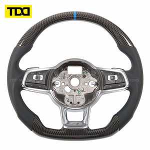 พวงมาลัยแต่ง TDD สำหรับรถยนต์ Volkswagen ปี 2012-2019 รุ่น Golf R-Line GTI GTS GLI Mk7 Mk6 GTD GTE R CC Polo - Product Image 4