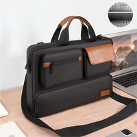 2025 nouvelle marque de haute qualité personnalisée étanche affaires pochette d'ordinateur grande capacité sac à dos ordinateur porte-documents sacs à bandoulière