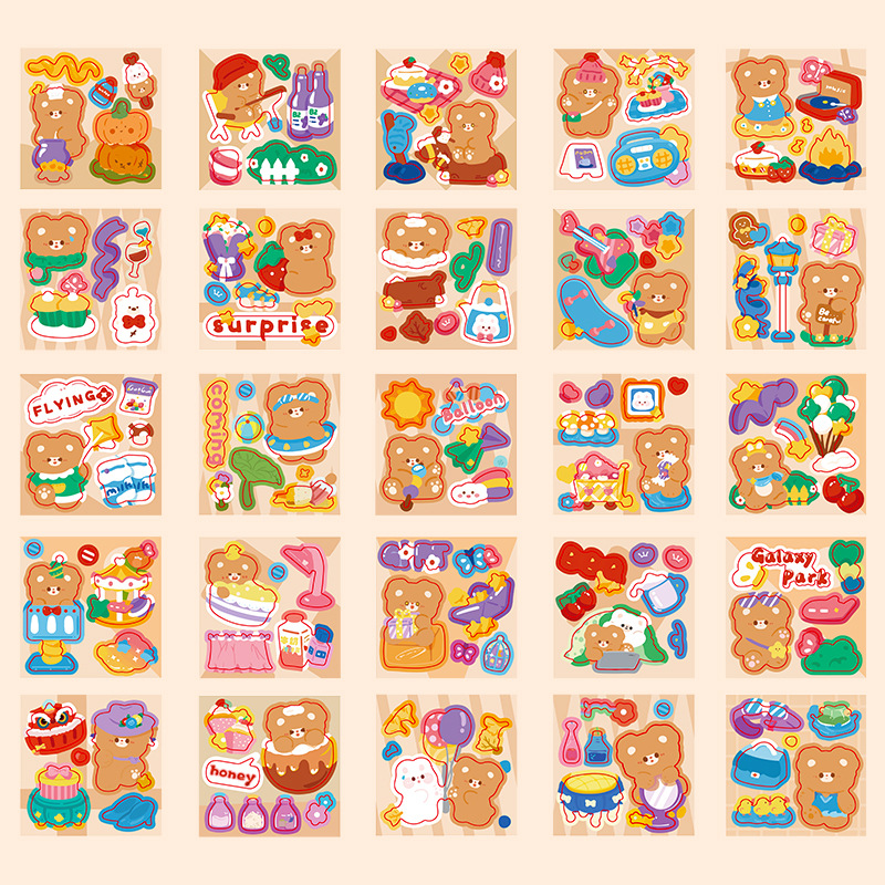 Animale piccolo, marrone, 25 fogli