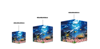 Cecile nuovo cubo magico LED P2.5 200mm 8 pollici 4 lati esterno LOGO pubblicità Led cubo LED schermo per il centro commerciale