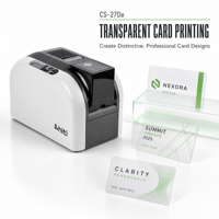 Imprimante de cartes d'identité PVC HiTi CS270e 300 dpi, imprimante de badges couleur, impression de cartes sans bourrage, recto-verso, pour cartes d'accès des employés