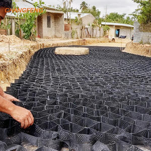 सड़क निर्माण भार के लिए उच्च शक्ति वाले एचडीपे हनीकॉम्ब प्लास्टिक पार्किंग घास ग्रिड और बजरी स्थिरीकरण - Product Image 1