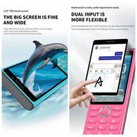 Téléphone à clavier DOOV A6 sans caméra, 2 Go + 16 Go, écran 2,83 pouces, Android 9, processeur Mediatek MT6762C Octa Core, compatible Google Store, mini smartphone 4G