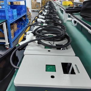 طاقة جديدة GB/T مثبتة على الأرض V 32A 14kw نوع 2 AC EV شحن كومة ركن السيارة محطة إعادة الشحن - Product Image 5