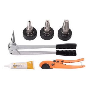 Kit de herramientas hidráulicas, herramienta de expansión de tubería <span class=keywords><strong>PEX</strong></span>, axial, mecánica, manual, para tubo de fontanero - Product Image 1