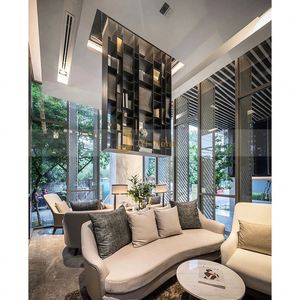 ANN3157 Modern Custom Durable Stainless Steel Coated Art Multi-Functional <b>Decorative</b> <b>Screen</b> Divider for Sophisticated Interiors - Product Image 4