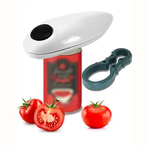 One Touch Safety Can Opener Gladde Rand Automatische Handheld Pot Opener Grijper Elektrische Blikopener