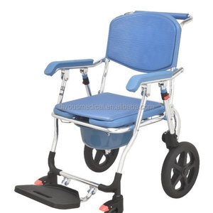 2025 New Arrival Aluminum Alloy Movable Toilet <b>Chair</b> Multifunction Commode and <b>Shower</b> Wheel <b>Chair</b> Nursing Moving Commode <b>Chair</b> - Product Image 3
