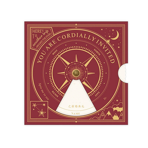 Ensemble de cartes de vœux de luxe personnalisées en usine, avec enveloppes pour invitations de mariage et d'anniversaire - Product Image 1