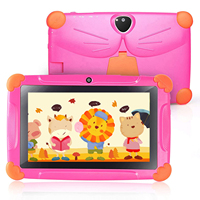 Tablette PC Android 7.0 HD 7 pouces neuve en gros, 1 Go de RAM, 8 Go, processeur Quad Core MTK 1,2 GHz, Wi-Fi, GSM, étanche, pour l'éducation et le jeu