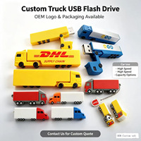 Regalos Promocionales con Logotipo Personalizado, Memoria USB con Forma de Gasolinera, Memoria USB con Forma de Camión Cisterna