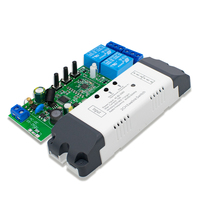 Ewelink – interrupteur universel pour domotique, contrôleur de porte de garage intelligent WiFi, 2 canaux, 85-250V, RF 433MHz, sans USB