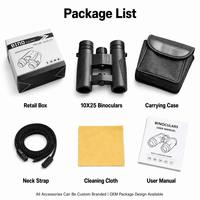 Outdoor Telescoop Verrekijker 10X25 HD Hoge Kwaliteit Verrekijker voor Wandelen Kamperen Reizen Vogelspotten Volwassenen Cadeau Concert