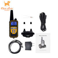 Tier bedarf Warnton Vibration und Elektro schock Summer licht Hunde trainer Fern gesteuerte Hunde trainings ausrüstung