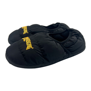 Winter Men's Home <strong>Slipper</strong> with Customized Embroidery Silent Anti-slip Outsole Lightweight Closed Back Quilted <strong>Down</strong> <strong>Slipper</strong> - Product Image 6