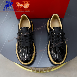 Zapatillas de Skateboarding de Diseño 2025 para Mujer, Zapatos Bordados Casuales de Lujo para Hombre, Última Moda de Marcas de Lujo - Product Image 2