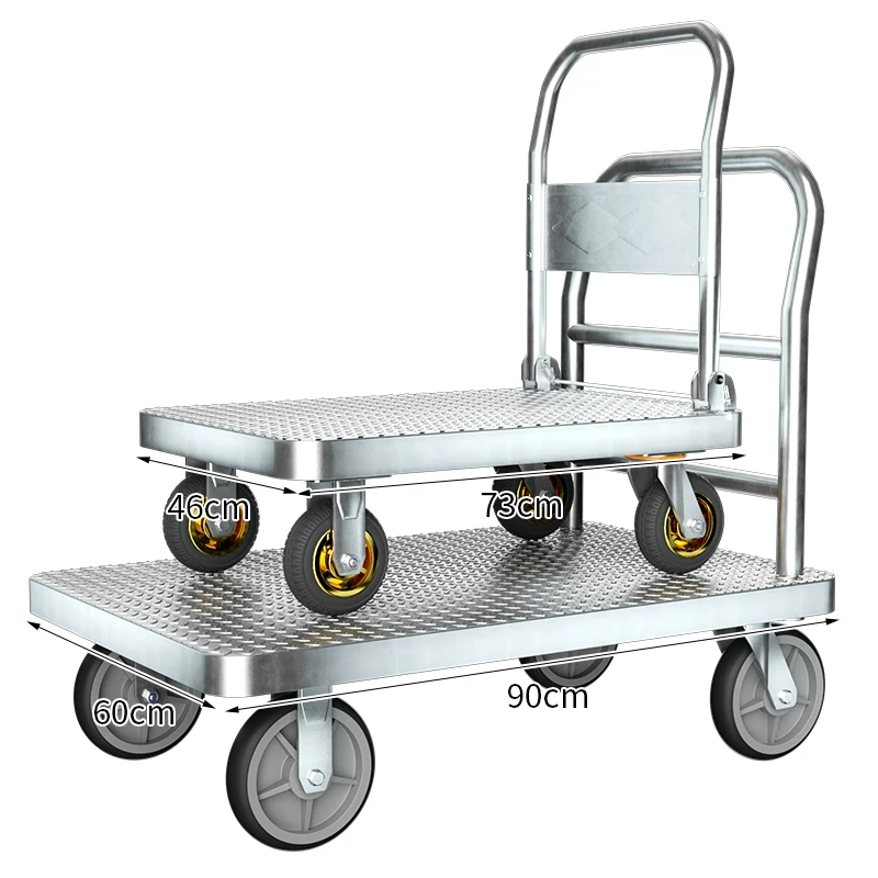 500kg Metal Durable Flatbed Hand Truck