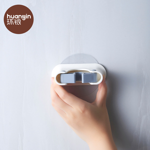 <strong>Wall</strong> Mount Plastic Adhesive Suction <strong>Mop</strong> Broom Hook Holder - Product Image 5