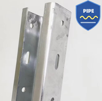 Poste de Acero Cuadrado Galvanizado en Caliente con Recubrimiento en Polvo para Barandilla de Seguridad W-Beam para Carreteras |   Múltiples Tamaños |   Poste de Barrera de Seguridad Vial OEM