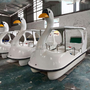 เรือถีบน้ำรูปหงส์ทำจากไฟเบอร์กลาส ของเล่นน้ำสำหรับเด็ก ลดราคาบน Wings Water Pedal Bike - Product Image 3