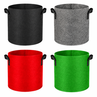 Sacs de culture robustes en tissu non tissé avec poignées, pots de jardin de 10 et 20 gallons pour légumes et tomates, vente en gros