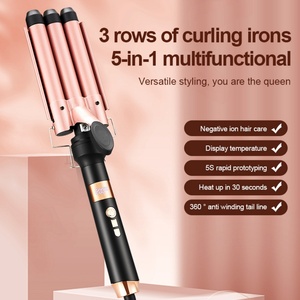 Rizador de Pelo 5 en 1 Intercambiable Multifuncional con Pantalla LCD, Cerámica y Turmalina, con Múltiples Funciones - Product Image 2