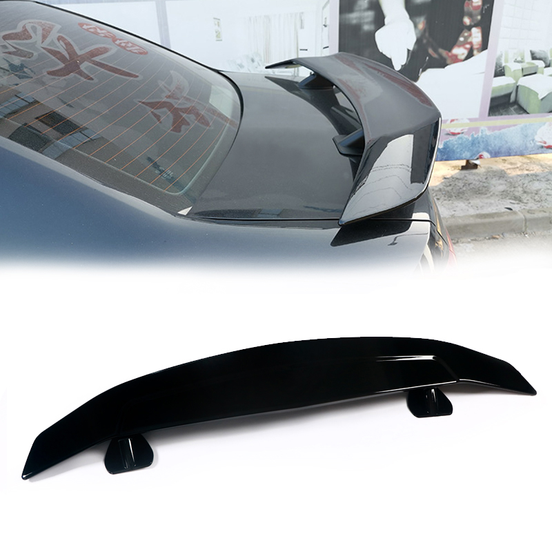 Автомобильные универсальные внешние модифицированные детали PUERXIN, сплиттер из углеродного волокна для задней крыши, комплект для гоночного кузова автомобиля, спойлер для крыла и багажника