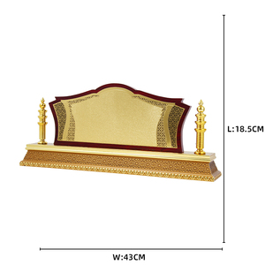 Placche di legno personalizzabili in fabbrica decorazioni per la casa in legno artigianato Souvenir nome commerciale premio all'ingrosso in legno bianco premi placche - Product Image 4
