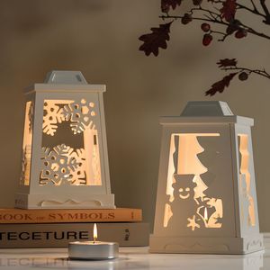 Alçı çimento noel şamdan silikon kalıp DIY geyik kar tanesi fener kalıp ev dekorasyon için uygun - Product Image 4