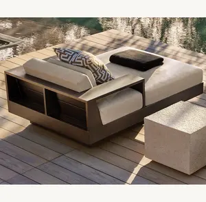 Sassanid yeni varış açık veranda bahçe setleri otel Resort el işi mimari Metal Cape Town alüminyum şezlong