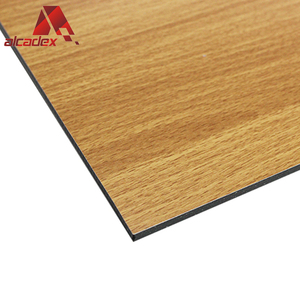 La pared exterior panel decorativo fachada de efecto de <span class=keywords><strong>madera</strong></span> de aluminio panel sándwich - Product Image 3