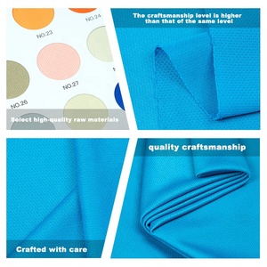 Bán buôn 100% <span class=keywords><strong>polyester</strong></span> Pinhole Chim Mắt vải nhà máy hàng tồn kho, Trọng lượng nhẹ và thoáng khí dệt kim lưới vải - Product Image 3