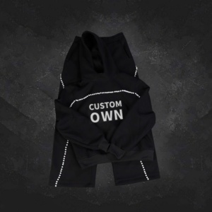 Tùy chỉnh thêu thiết kế Heavyweight áo thun và baggy Sweatpants Tracksuit hai mảnh đặt chạy bộ phù hợp với nam giới - Product Image 3