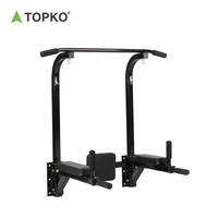 Barre de traction TOPKO pour entraînement de force à domicile – Équipement de fitness mural pour tractions et dips