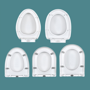 <span class=keywords><strong>Tapa</strong></span> de inodoro <span class=keywords><strong>universal</strong></span> en forma de U, blanca, de alta resistencia, con cierre suave y anticolisión, para proyectos modernos y fábricas. - Product Image 5