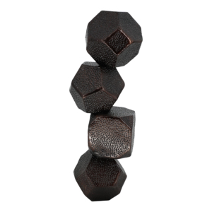 Piccola scultura a forma di sfera, statuetta decorativa per casa, ufficio, soggiorno, bagno, ingresso - Product Image 4