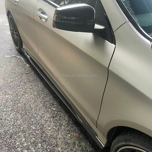Alerón de labio de extensión de fibra de carbono estilo PA para <span class=keywords><strong>Mercedes</strong></span> Benz <span class=keywords><strong>CLA</strong></span> clase W117 W176 faldas laterales Bodykit - Product Image 3
